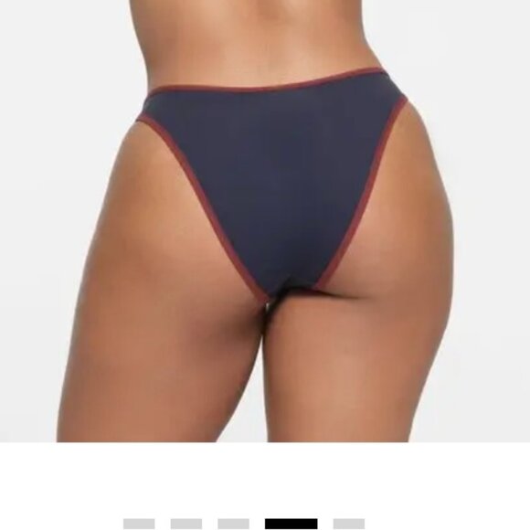 NWT SKIMS Everybody High Rise Bikini Navy Size 4x Make Your Own Bundle  $20 NEW - Picture 2 of 15